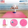Portable Beach Blanket 4.6’ x 6.6’ Waterproof Foldable Camping Rug Pocket Sandproof Picnic Mat for Camping Picnic Hiking Grass Travel